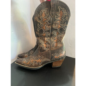 Ariat Women’s Cowboy Boots Brown/Rust Dandy Sassy 7.5B SnipToe 10007964